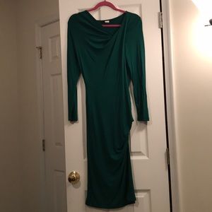 VENUS Green Midi Dress